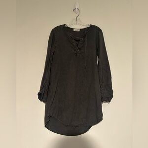 bella dahl gray dress